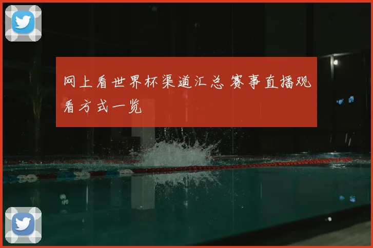 网上看世界杯渠道汇总 赛事直播观看方式一览