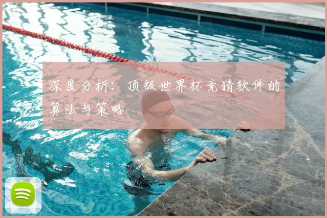 深度分析:顶级世界杯竞猜软件的算法与策略